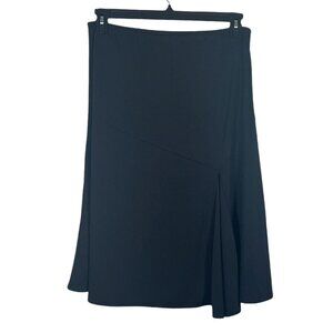 Relitivity - Black Skirt - Kick Pleat Left Front - Women's Size L